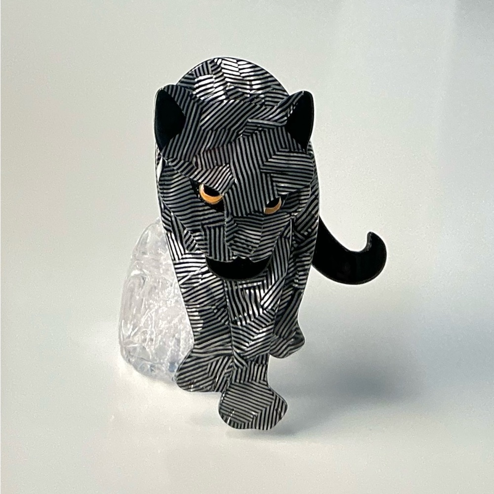 Lea Stein Brooch-The Jaguar